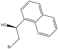 (1S)-2-BROMO-1-(1-NAPHTHYL)ETHANOL Structure