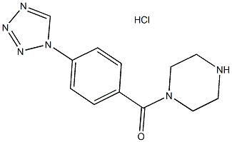 1-[4-(1H-TETRAZOL-1-YL)BENZOYL]PIPERAZINE HYDROCHLORIDE