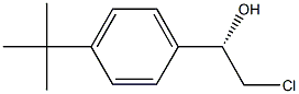 (1S)-1-(4-TERT-BUTYLPHENYL)-2-CHLOROETHANOL Structure
