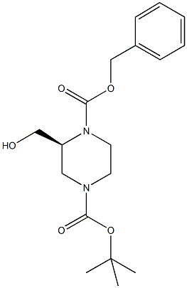 1-BENZYL 4-TERT-BUTYL (2S)-2-(HYDROXYMETHYL)PIPERAZINE-1,4-DICARBOXYLATE