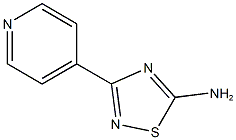 3-(4-pyridinyl)-1,2,4-thiadiazol-5-amine Struktur