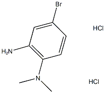 N-(2-amino-4-bromophenyl)-N,N-dimethylamine dihydrochloride 化学構造式