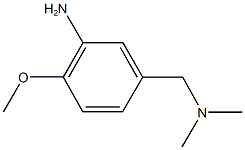N-(3-amino-4-methoxybenzyl)-N,N-dimethylamine Struktur