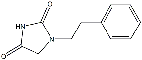1-(2-phenylethyl)imidazolidine-2,4-dione Structure