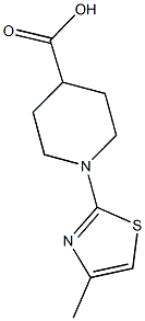 1-(4-methyl-1,3-thiazol-2-yl)piperidine-4-carboxylic acid|1-(4-methyl-1,3-thiazol-2-yl)piperidine-4-carboxylic acid