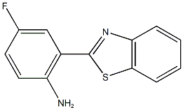2-(1,3-benzothiazol-2-yl)-4-fluoroaniline Struktur