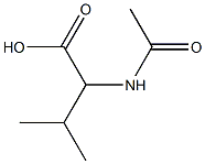 2-acetamido-3-methylbutanoic acid,,结构式