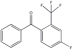 4-氟-2-(三氟甲基)苯并苯基酮, 97+% 结构式