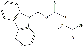 L-Alanine-2-13C,  N-Fmoc,  N-(9-Fluorenylmethoxycarbonyl)-L-alanine-2-13C|