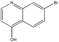 7-BROMOQUINOLIN-4-OL 化学構造式