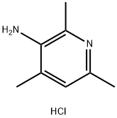 2,4,6-TRIMETHYLPYRIDIN-3-AMINE HYDROCHLORIDE Structure