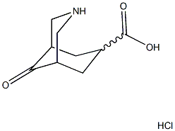 9-OXO-3-AZABICYCLO[3.3.1]NONANE-7-CARBOXYLIC ACID HYDROCHLORIDE