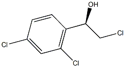 (1R)-2-CHLORO-1-(2,4-DICHLOROPHENYL)ETHANOL Struktur