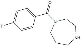 1-(4-FLUOROBENZOYL)-1,4-DIAZEPANE Struktur