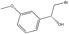 (1R)-2-BROMO-1-(3-METHOXYPHENYL)ETHANOL Struktur