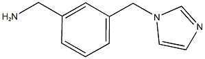 1-[3-(1H-IMIDAZOL-1-YLMETHYL)PHENYL]METHANAMINE Structure