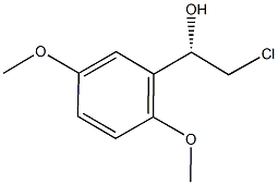 (1S)-2-CHLORO-1-(2,5-DIMETHOXYPHENYL)ETHANOL Structure