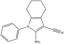 2-AMINO-1-PHENYL-4,5,6,7-TETRAHYDRO-1H-INDOLE-3-CARBONITRILE