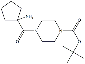 tert-butyl 4-[(1-aminocyclopentyl)carbonyl]piperazine-1-carboxylate