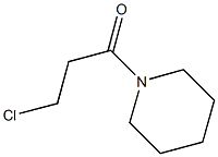 1-(3-chloropropanoyl)piperidine Structure