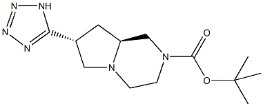  TERT-BUTYL (7R,8AS)-7-(1H-TETRAZOL-5-YL)HEXAHYDROPYRROLO[1,2-A]PYRAZINE-2(1H)-CARBOXYLATE