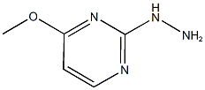 2-hydrazino-4-methoxypyrimidine Structure