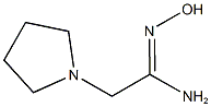 (1Z)-N'-hydroxy-2-pyrrolidin-1-ylethanimidamide