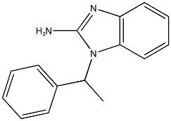 1-(1-phenylethyl)-1H-1,3-benzodiazol-2-amine Structure