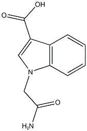 1-(carbamoylmethyl)-1H-indole-3-carboxylic acid|