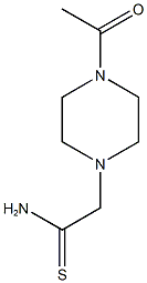 2-(4-acetylpiperazin-1-yl)ethanethioamide