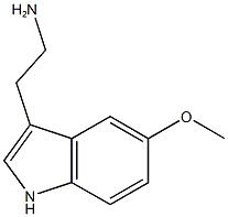 2-(5-methoxy-1H-indol-3-yl)ethan-1-amine Struktur
