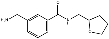 3-(aminomethyl)-N-(oxolan-2-ylmethyl)benzamide Structure