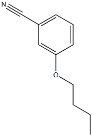 3-butoxybenzonitrile Struktur