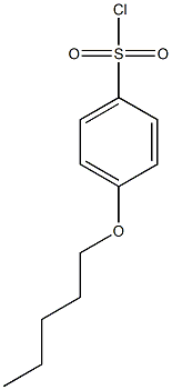 4-(pentyloxy)benzene-1-sulfonyl chloride Structure