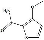 3-メトキシチオフェン-2-カルボアミド 化学構造式