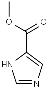 methyl 1H-imidazole-5-carboxylate 化学構造式
