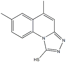 5,7-DIMETHYL[1,2,4]TRIAZOLO[4,3-A]QUINOLINE-1-THIOL Struktur