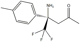 (4R)-4-amino-5,5,5-trifluoro-4-(4-methylphenyl)pentan-2-one|