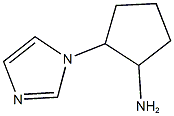 2-(1H-imidazol-1-yl)cyclopentanamine Structure