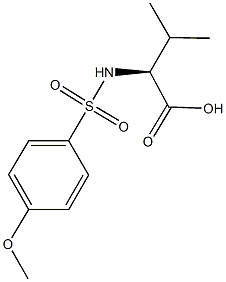 (2S)-2-{[(4-methoxyphenyl)sulfonyl]amino}-3-methylbutanoic acid