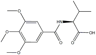 (2S)-3-methyl-2-[(3,4,5-trimethoxybenzoyl)amino]butanoic acid