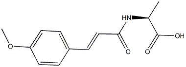 (2S)-2-{[3-(4-methoxyphenyl)prop-2-enoyl]amino}propanoic acid