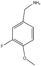(3-fluoro-4-methoxyphenyl)methanamine Structure