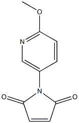 1-(6-methoxypyridin-3-yl)-2,5-dihydro-1H-pyrrole-2,5-dione Structure