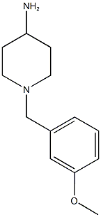 1-[(3-methoxyphenyl)methyl]piperidin-4-amine