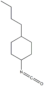 1-butyl-4-isocyanatocyclohexane Structure