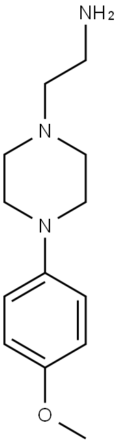2-[4-(4-methoxyphenyl)piperazin-1-yl]ethan-1-amine Structure
