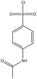 4-acetamidobenzene-1-sulfonyl chloride Struktur