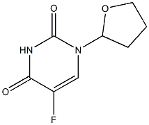 5-fluoro-1-(oxolan-2-yl)-1,2,3,4-tetrahydropyrimidine-2,4-dione Struktur