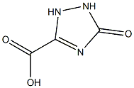 5-oxo-2,5-dihydro-1H-1,2,4-triazole-3-carboxylic acid 化学構造式